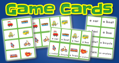 Vehicles Flashcards, Games, and Worksheets - Free Flashcards Download