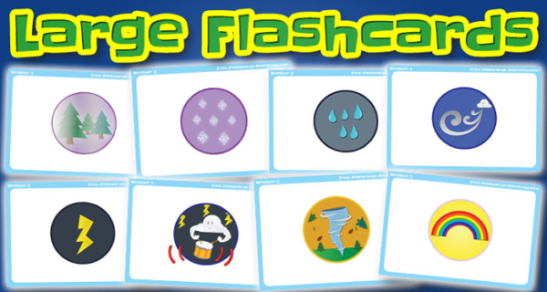 Weather Flashcards, Games, And Worksheets - Free Flashcards Download