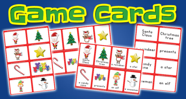 Free Christmas Flashcards, Games, and Worksheets