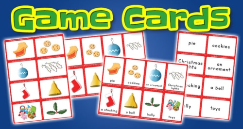 Free Christmas Flashcards, Games, and Worksheets