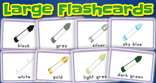 Colors Flashcards, Games, and Worksheets - Free Flashcards Download